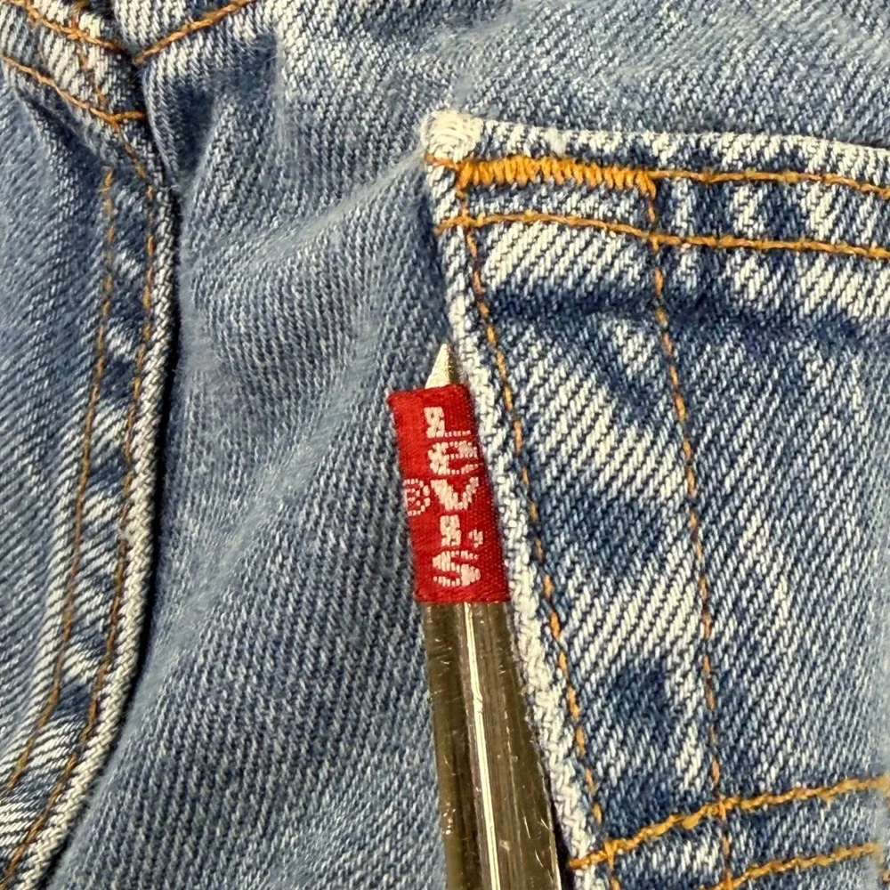 Vintage Levis 501xx Button Fly Straight Leg Raw Hem Jeans Mens 33x36 Fit 30x33.5 - Picture 7 of 14